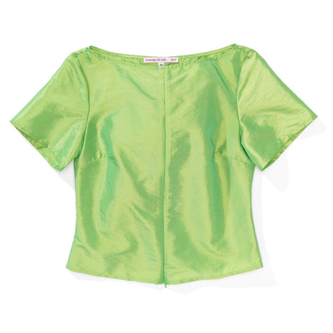 Boat Neck Zip Top