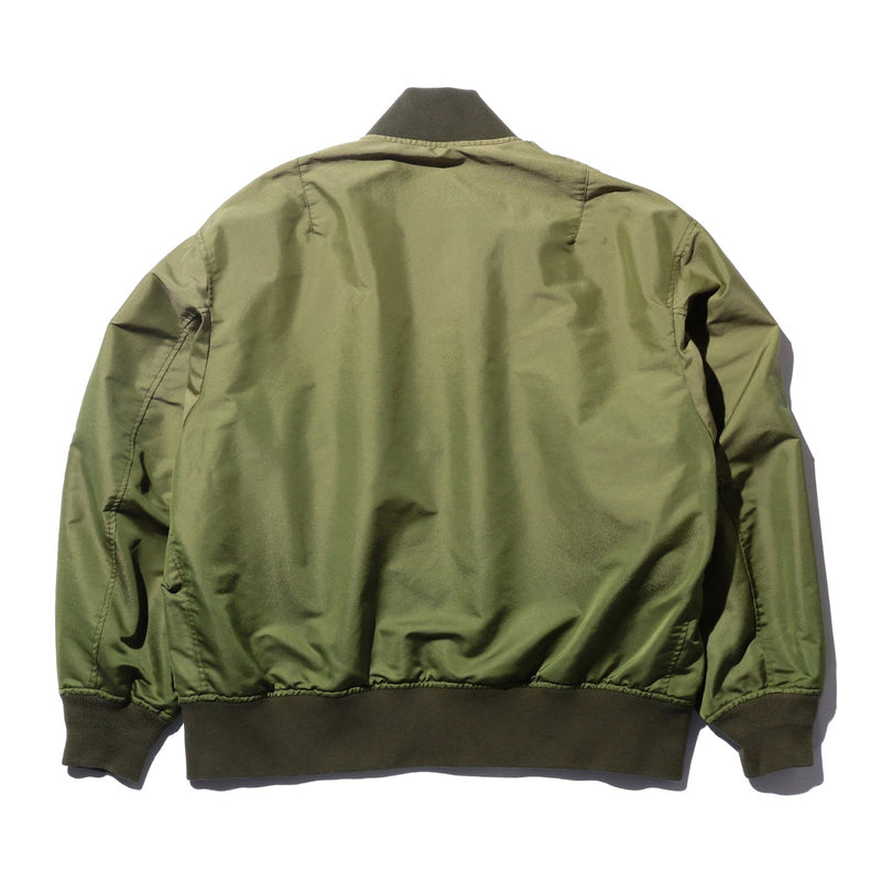 Iridescent Twill Military Flight Jacket
