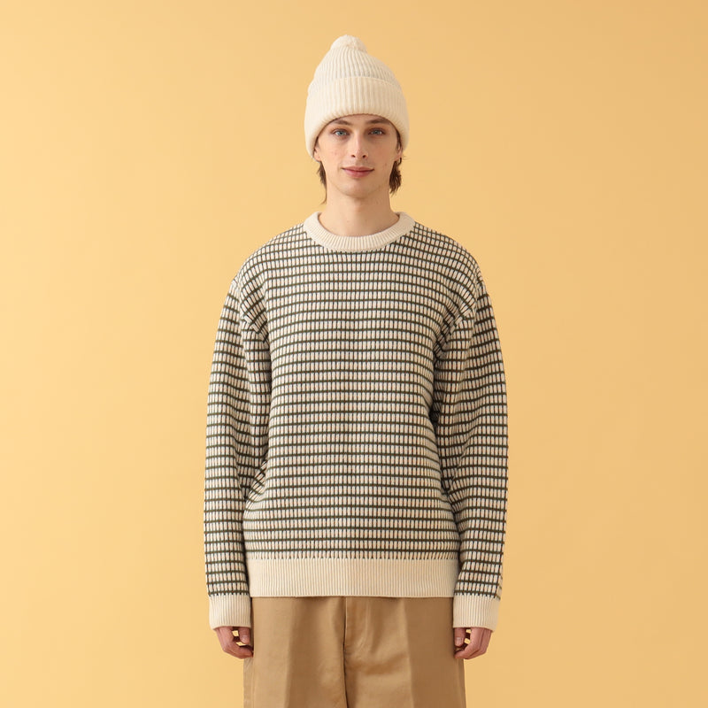 Martin Jacquard Check Knit