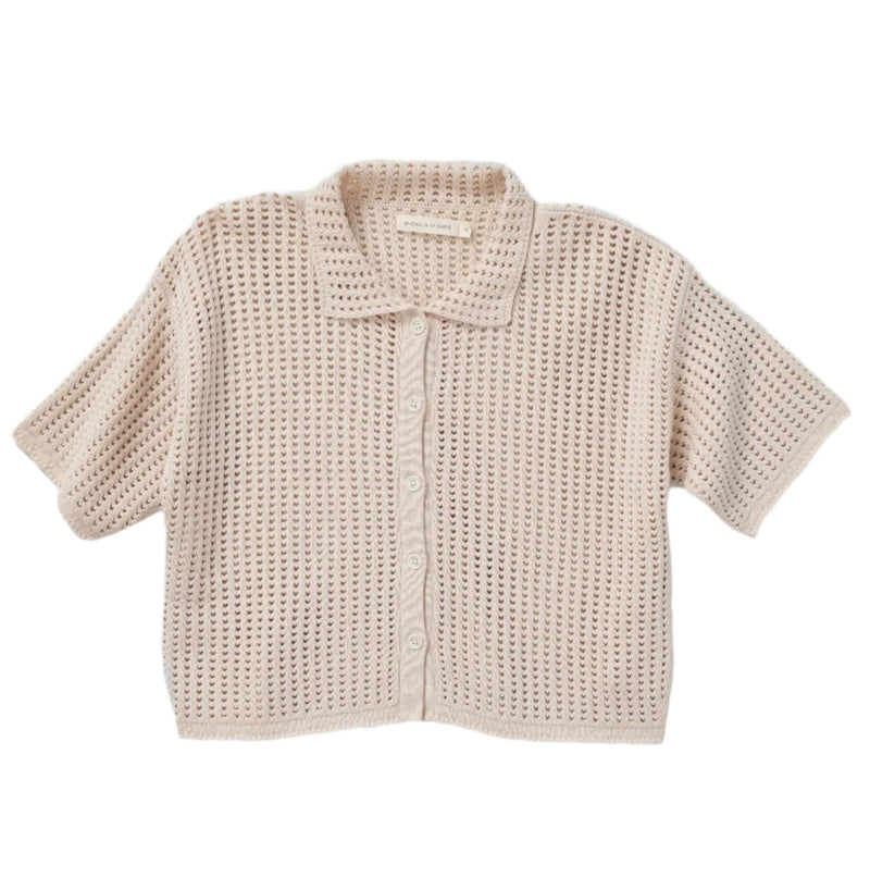 Open Knit Polo