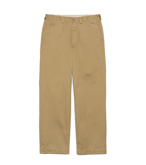 Wide Straight Chino Pants