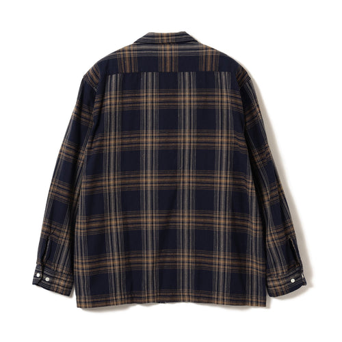 Vincent Nep Herringbone Plaid Shirt