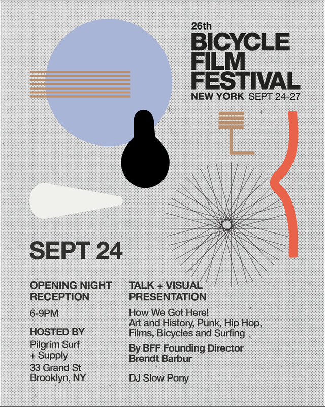 26th Annual Bicycle Film Festival Opening Night Reception