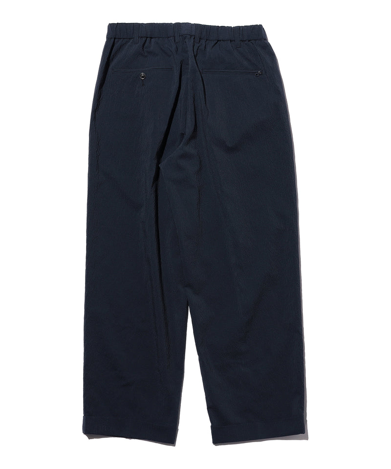 2 Pleats Anywhere(wear) Seersucker Plaid Pant