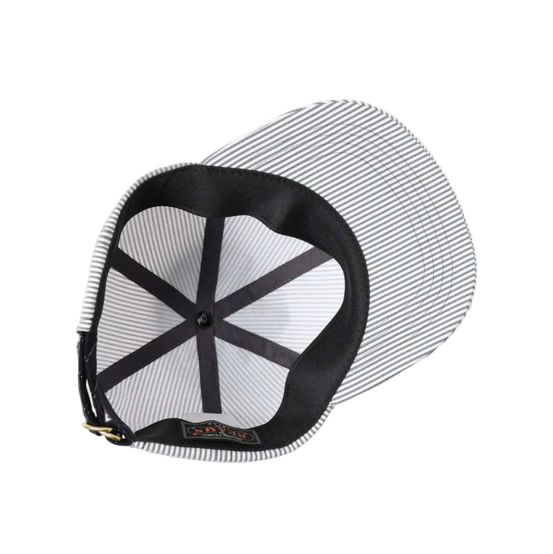 6 Panel Regimental Strap Sucker Hat