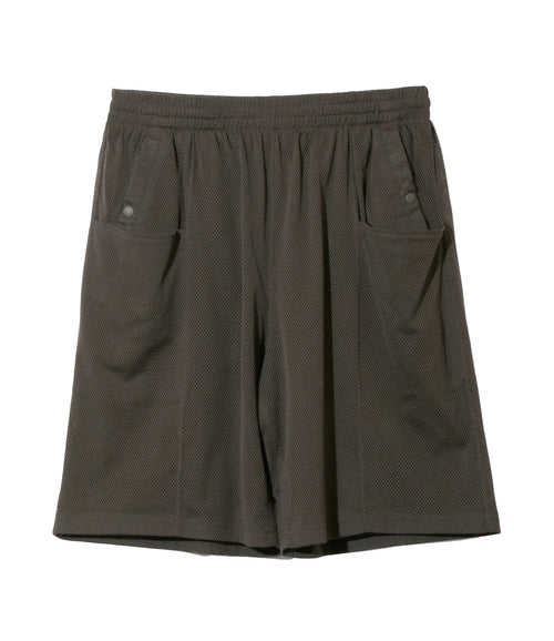Knit Mesh String Center Seam Short