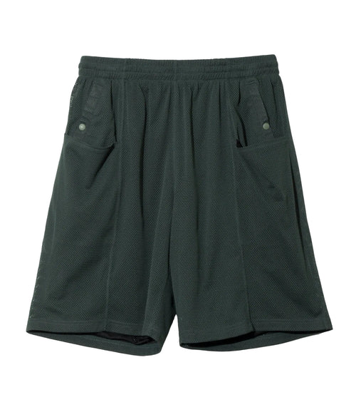 Knit Mesh String Center Seam Short