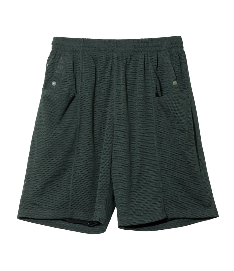 Knit Mesh String Center Seam Short