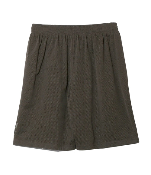 Knit Mesh String Center Seam Short