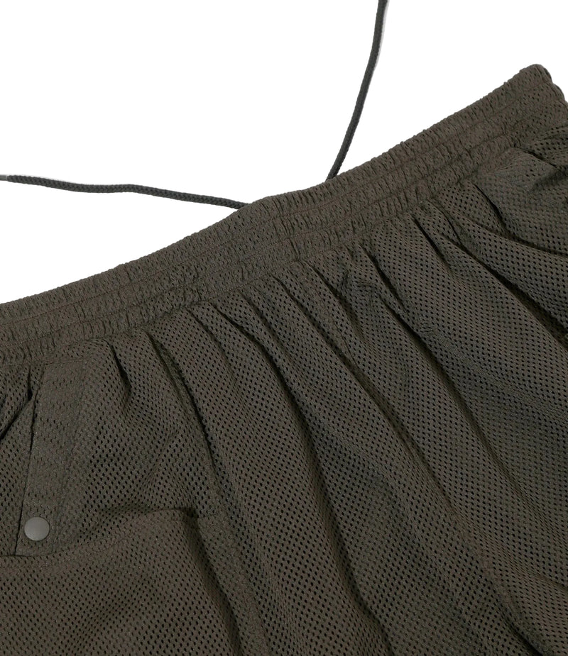 Knit Mesh String Center Seam Short