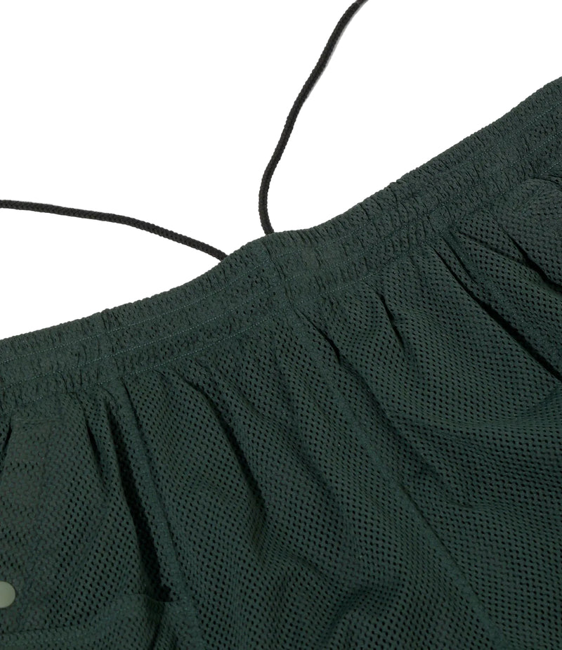 Knit Mesh String Center Seam Short