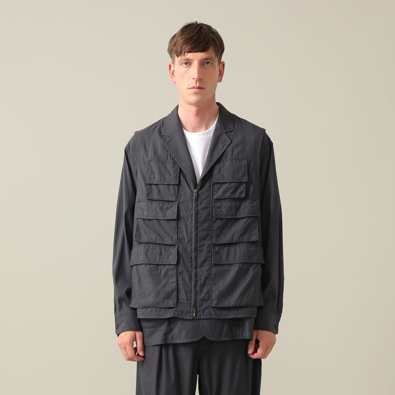 Adrian Tropical Wool Nylon Vest