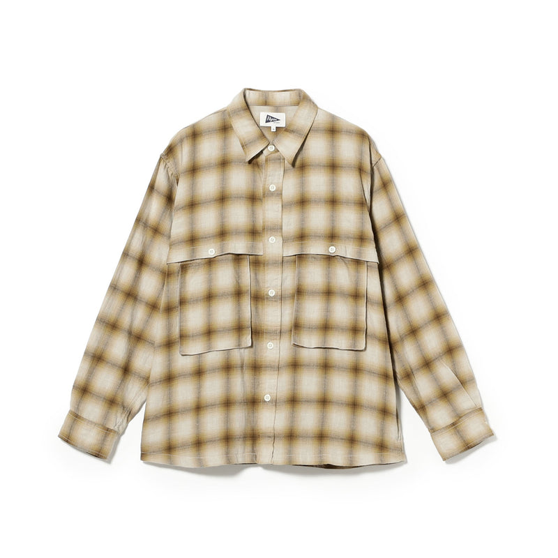 Albert Cotton Wool Ombre Field Shirt