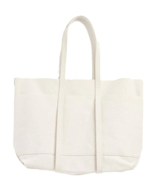 Washed Canvas 6 Pockets Tote Medium