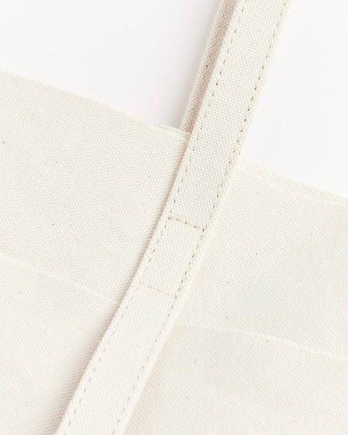 Washed Canvas 6 Pockets Tote Medium