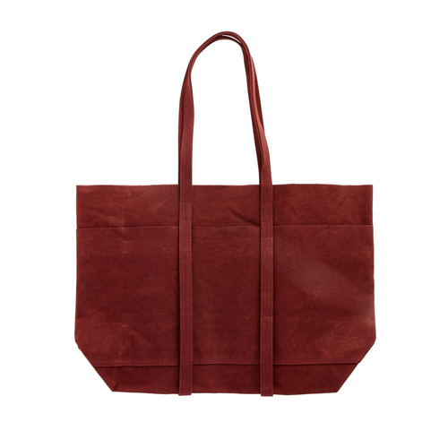 Washed Canvas 6 Pockets Tote Medium