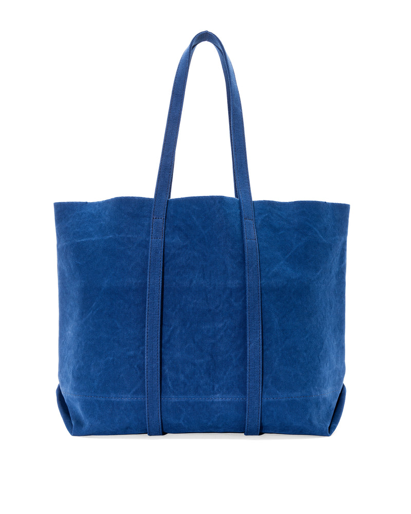 Washed Canvas 6 Pockets Tote Medium