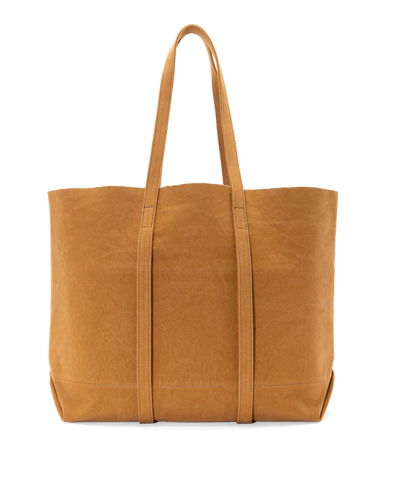 Washed Canvas 6 Pockets Tote Medium