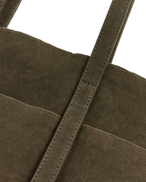  Washed Canvas 6 Pockets Tote Medium 