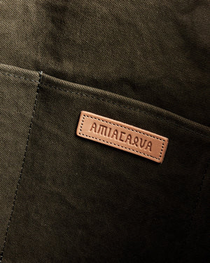  Washed Canvas 6 Pockets Tote Medium 