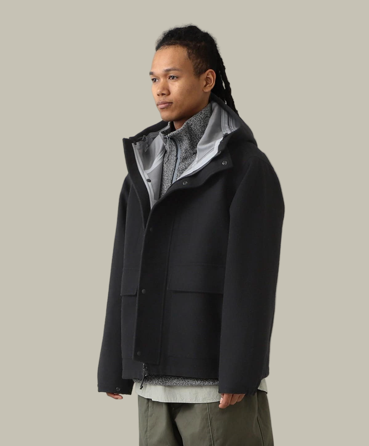 Armitage Wool 3L Hooded Jacket