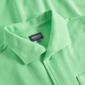  Coral Wide Collar Shirt 