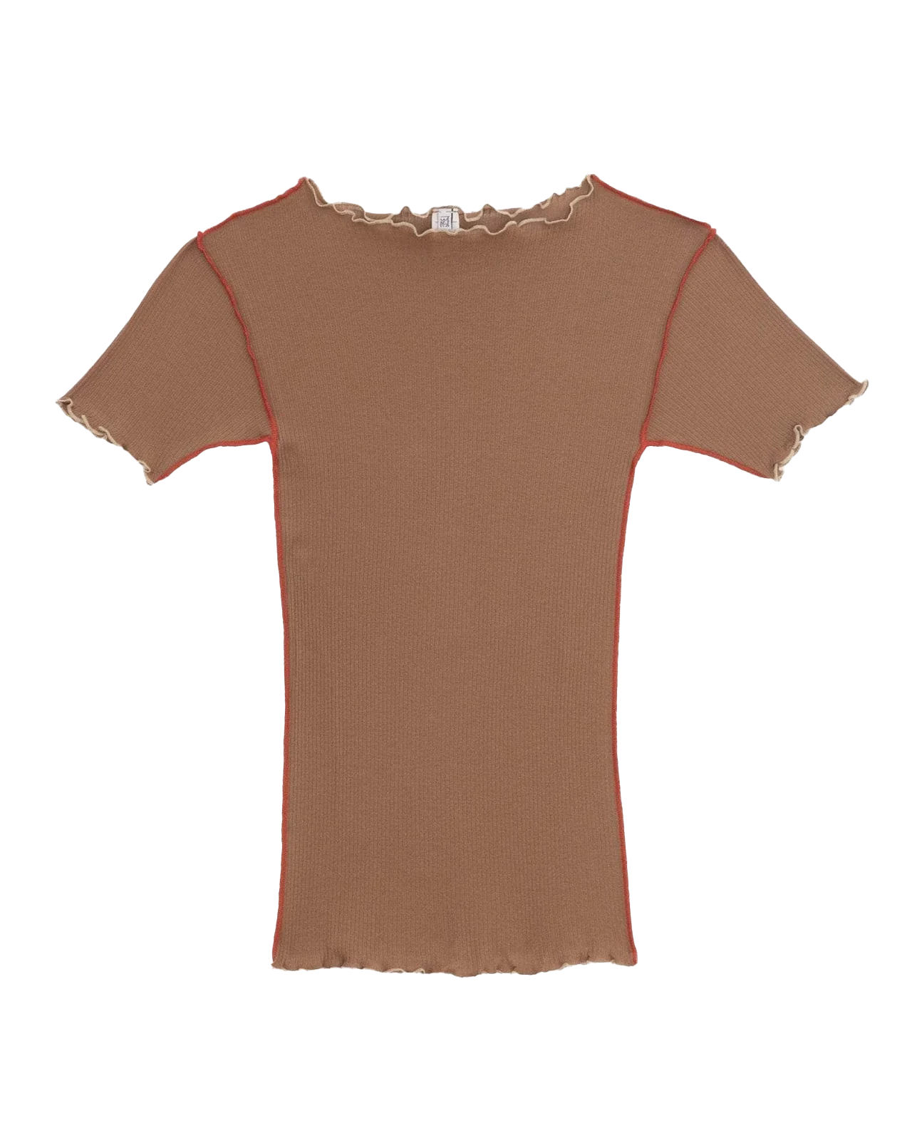 Vein Tee Shirt in Assortment | Fine organic cotton rib | en