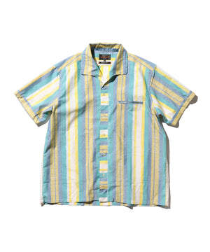  SS Italian Collar Bright Jacquard Shirt 