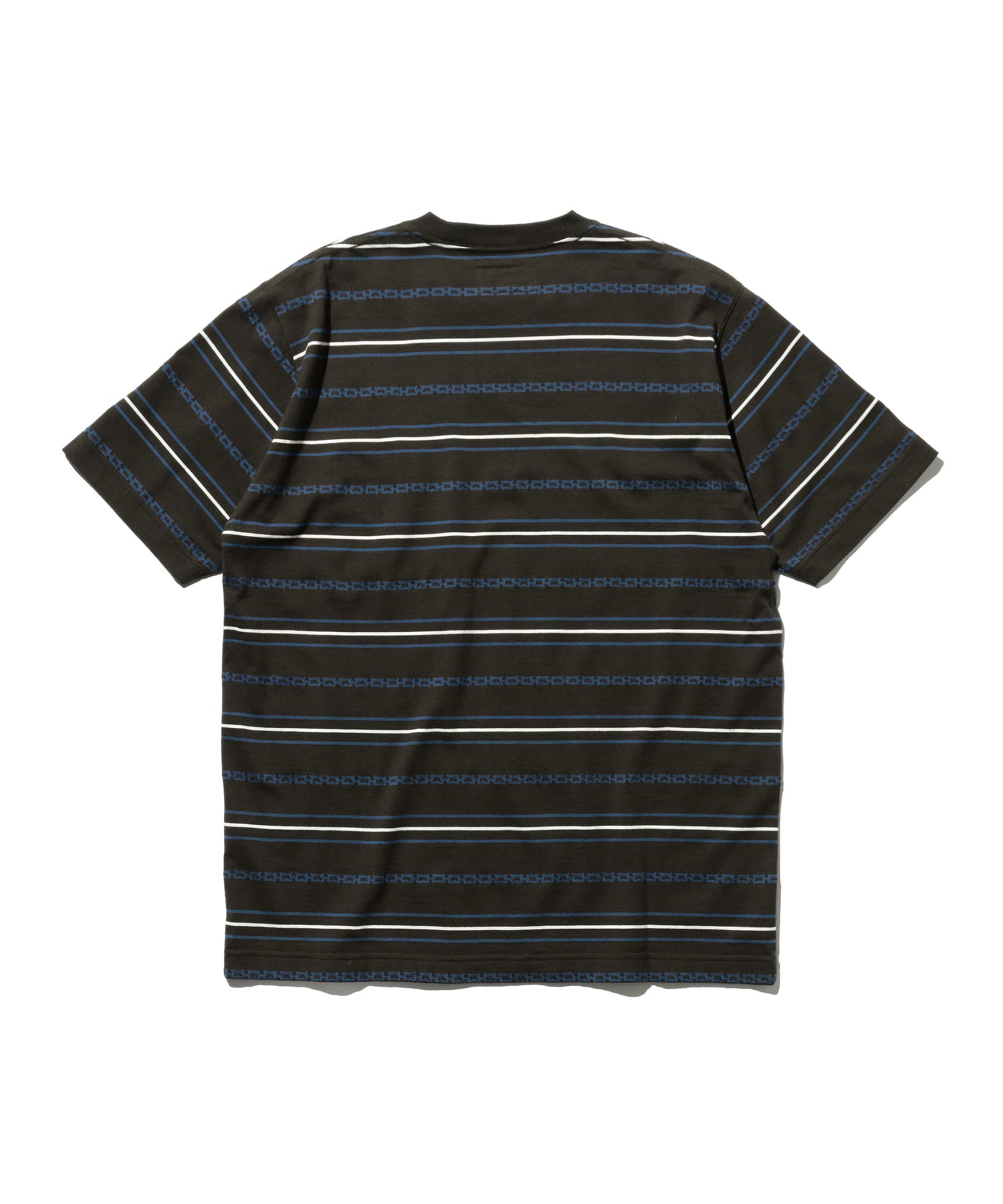 SS Jacquard Stripe Pocket Tee