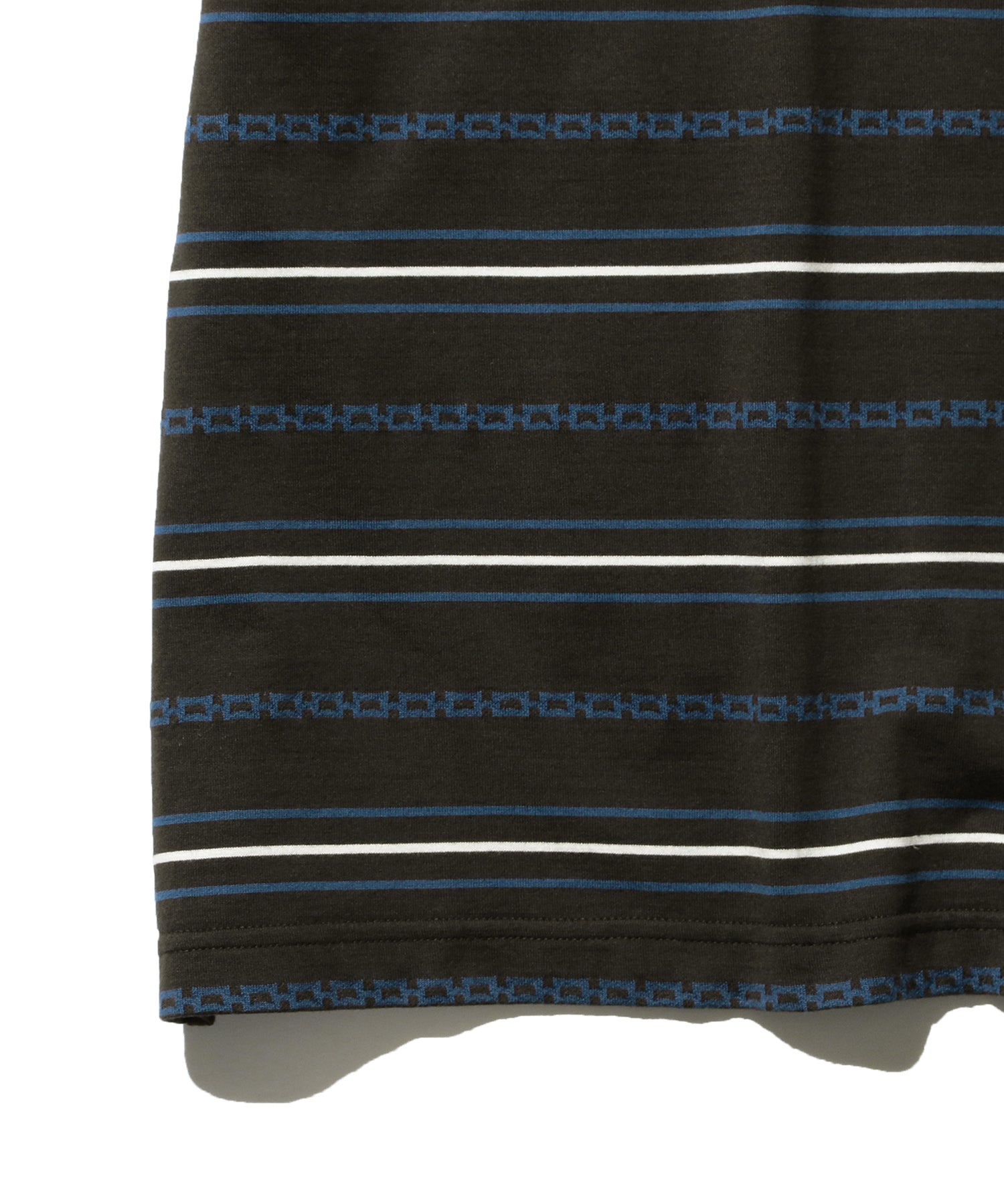 SS Jacquard Stripe Pocket Tee
