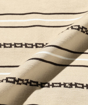  SS Jacquard Stripe Pocket Tee 