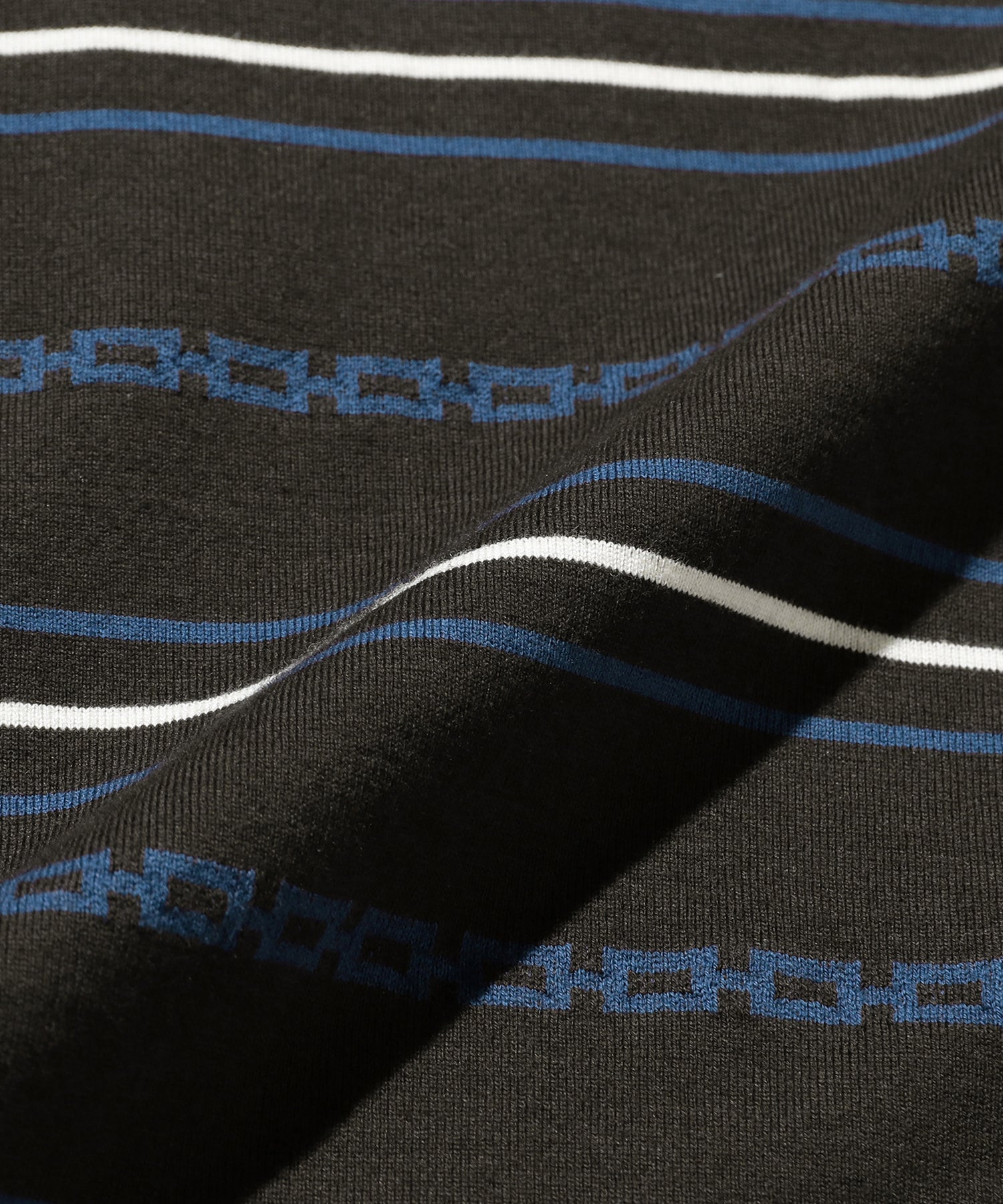 SS Jacquard Stripe Pocket Tee