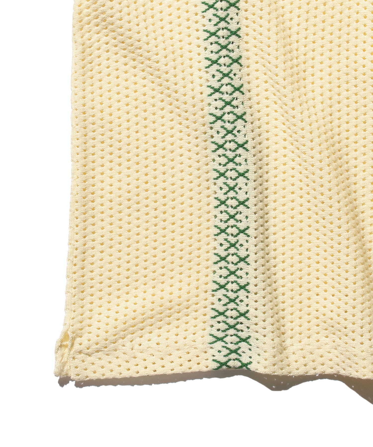 Knit Polo Mesh Stripe