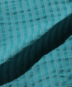  Open Collar Bumpy Stripe 