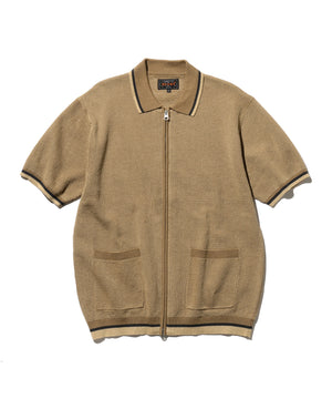  Zip Knit Polo 