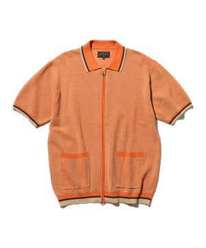  Zip Knit Polo 