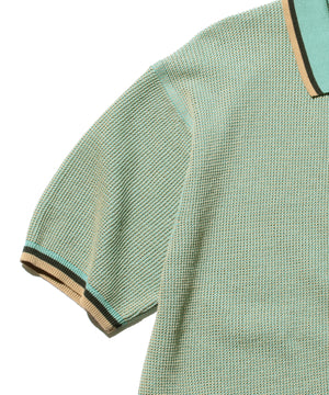  Zip Knit Polo 