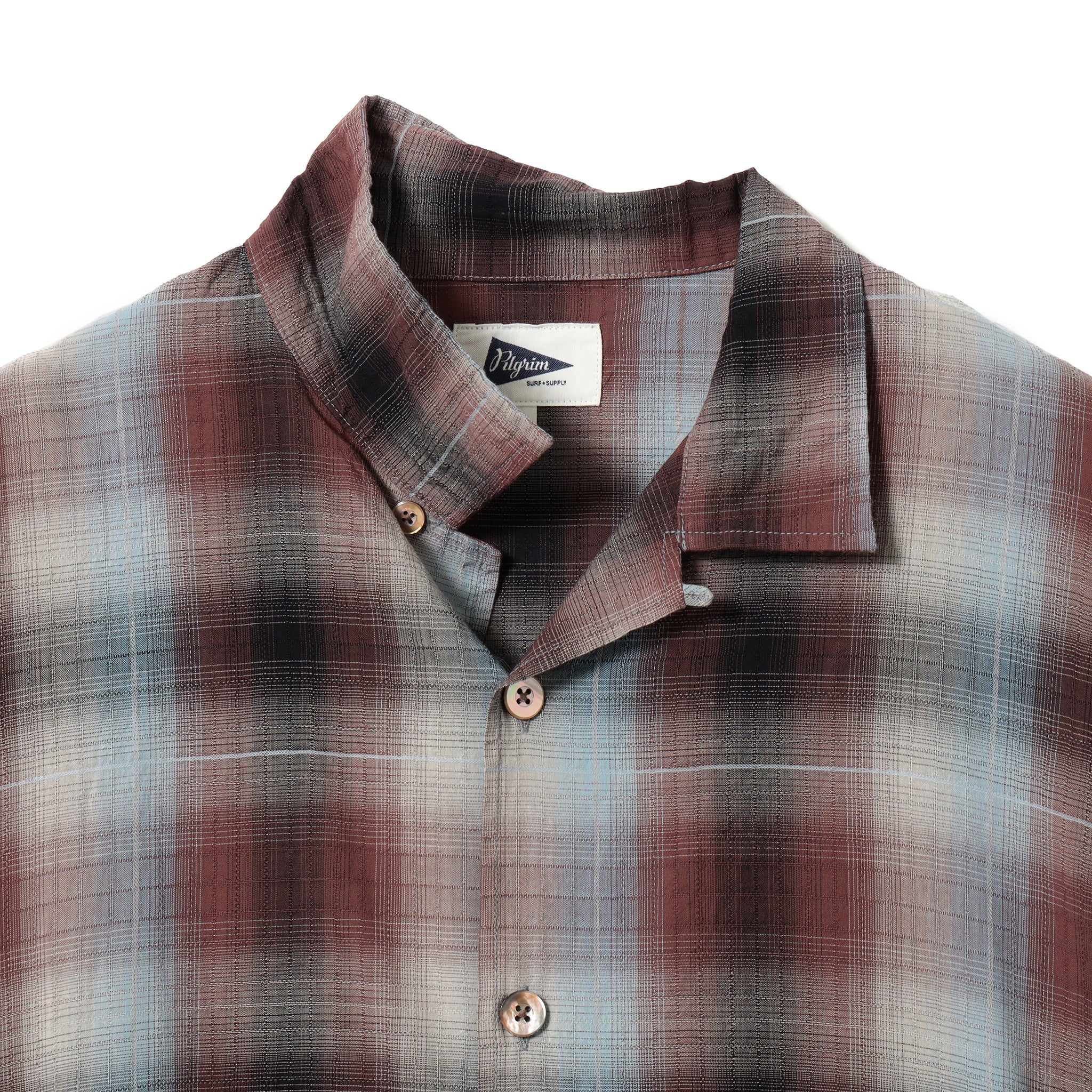 ombre dress shirt Blue Black Ombre Men Button Up Shirt, Gradient Tie Dye Long Sleeve Print Buttoned Down Collar Male Guys Casual Dress Shirt Chest Pocket 3XL