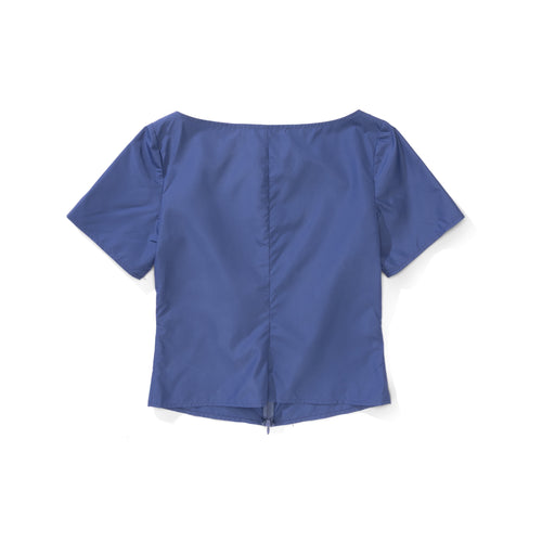 Boat Neck Zip Top