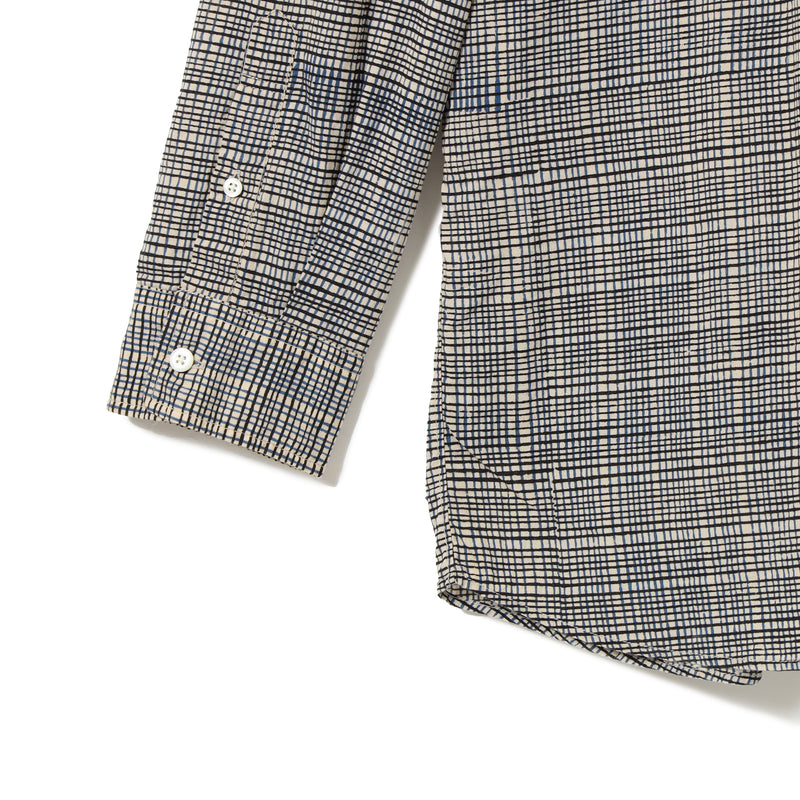 Bubbie Block Printed Button Down Shirt