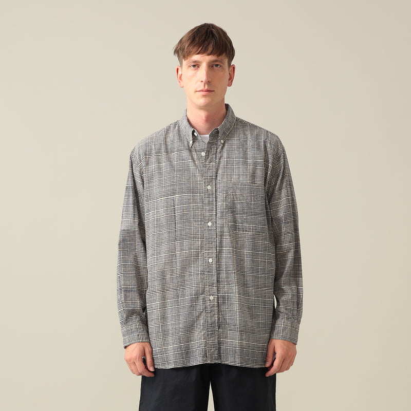 Bubbie Block Printed Button Down Shirt