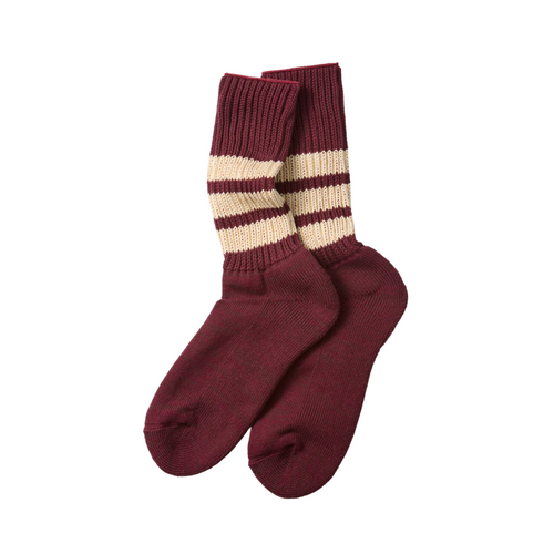 Course Ribbed College Color Crew Socks