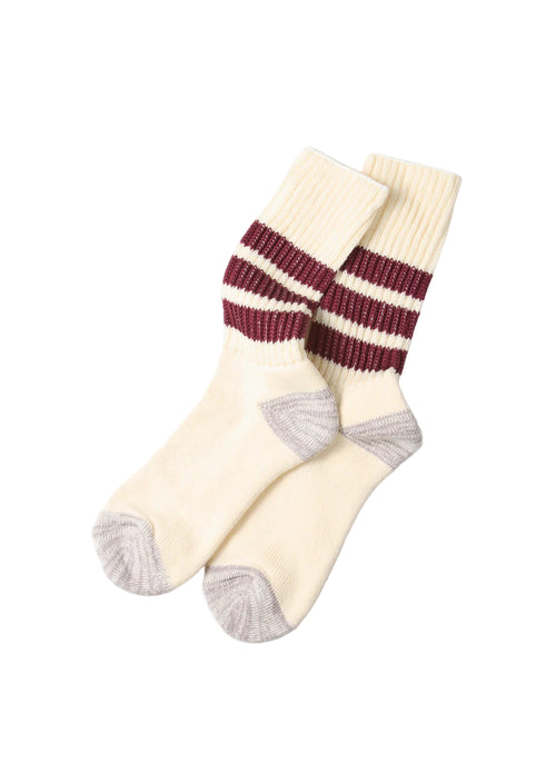 Coarse Ribbed Old School Crew Socks
