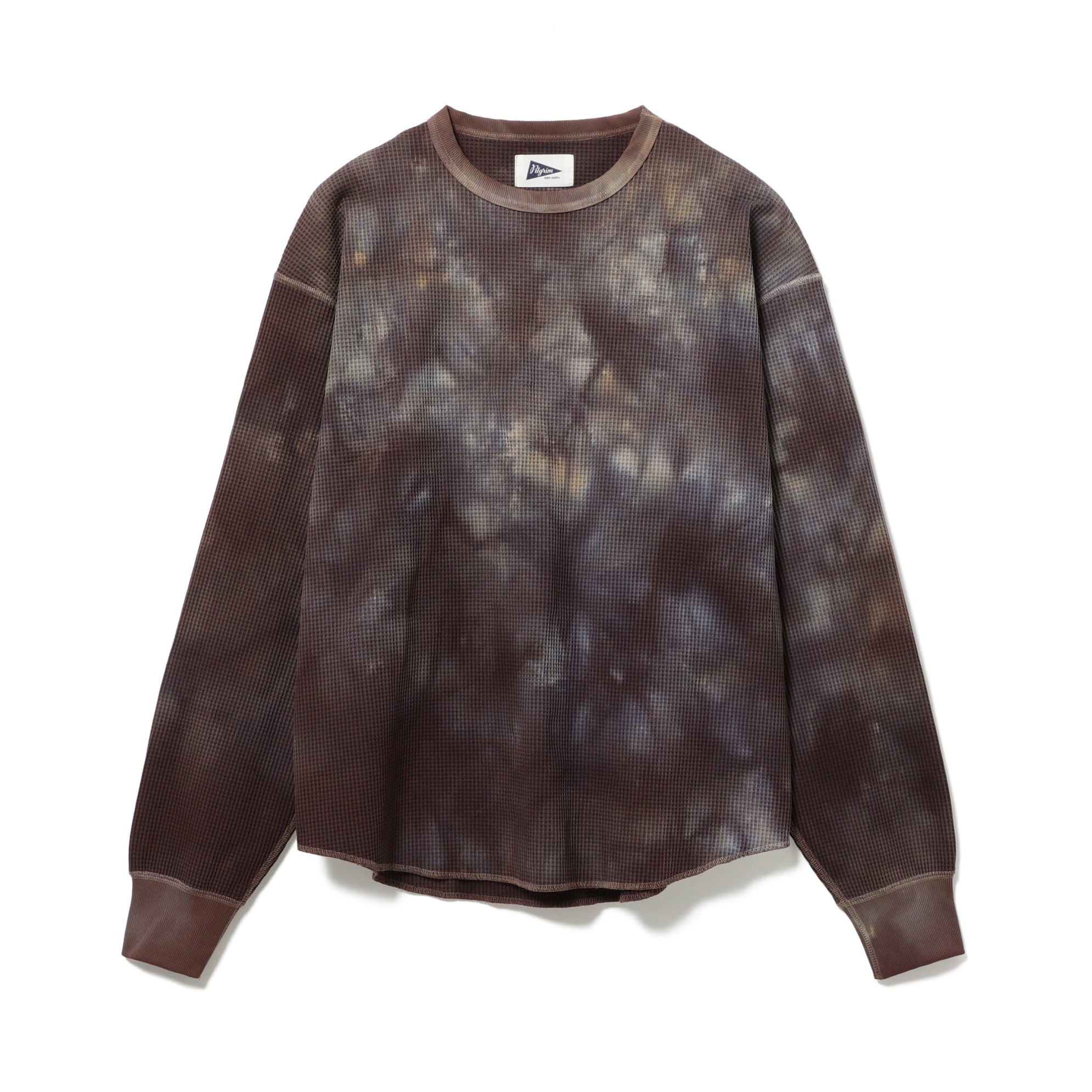 Kolor uneven セーター　2018aw Conan Uneven Dyed Waffle Crew