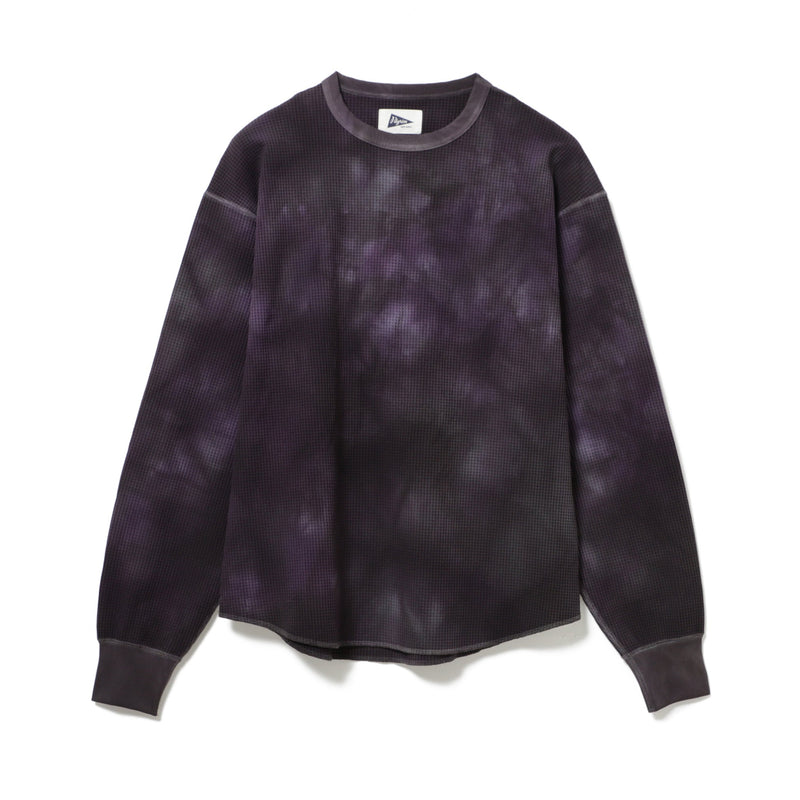 Conan Uneven Dyed Waffle Crew