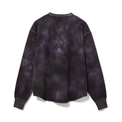 Conan Uneven Dyed Waffle Crew