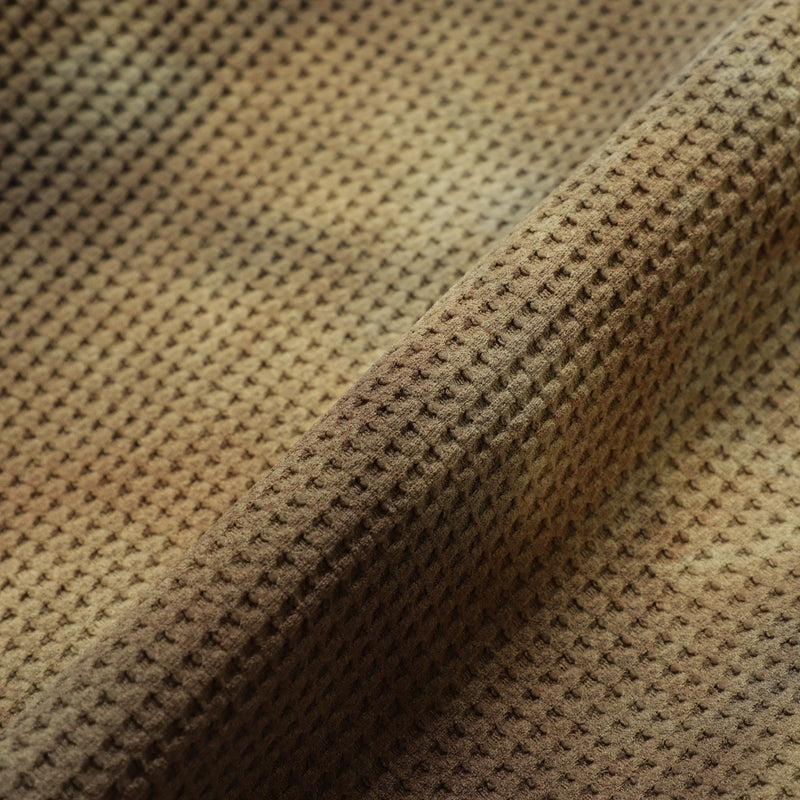 Conan Uneven Dyed Waffle Crew