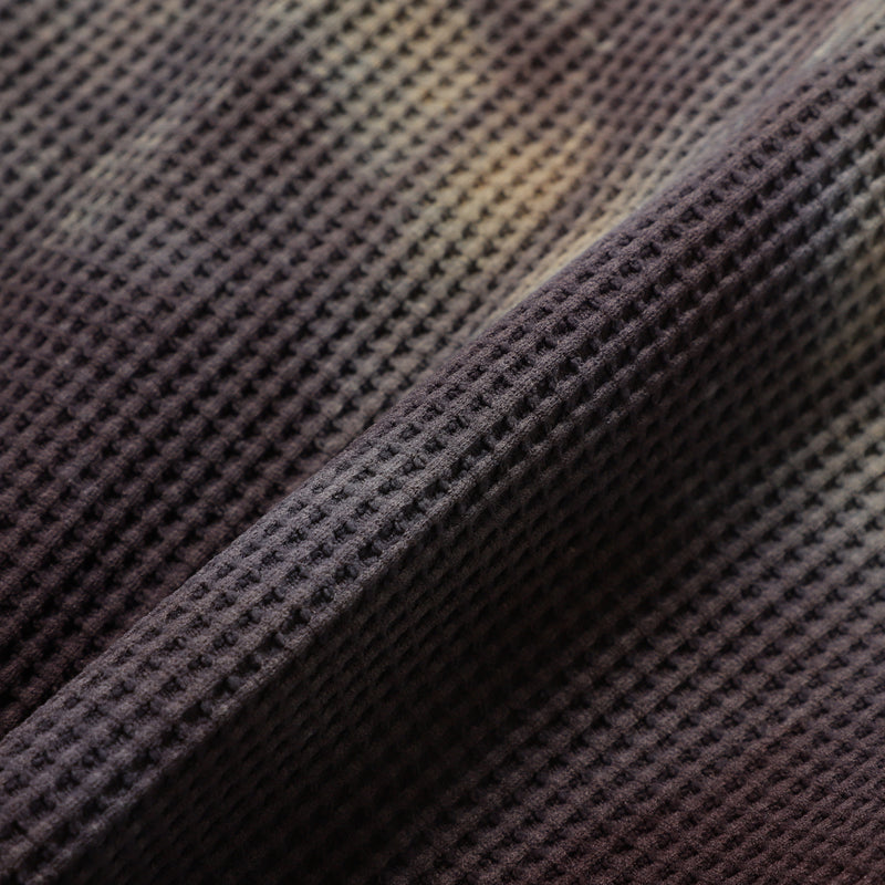 Conan Uneven Dyed Waffle Crew