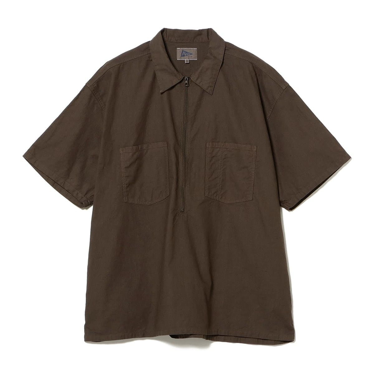 【新品未着用】 26SS CINOH HALF-SLEEVE SHIRT Davis Short Sleeve Half Zip Shirt