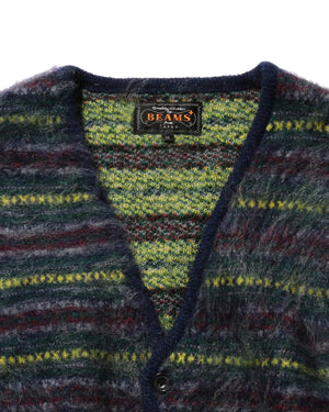  Double Jacquard Fair Isle Cardigan 